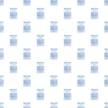 Parking ticket pattern for transportation and urban themes Stock Illustration