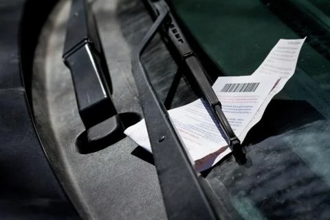 Parking ticket Stock Photos