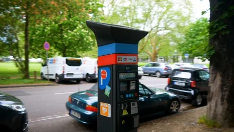 Parking Ticket Vending Machine Stock Footage 106964751