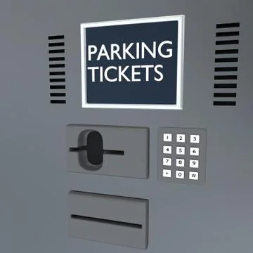 PARKING TICKETS concept Stock Illustration