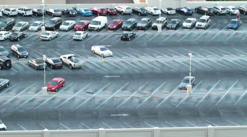 Parking, time lapse Stock Footage 42490948