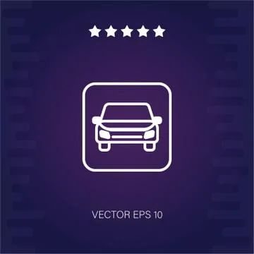 Parking vector icon Stock Illustration