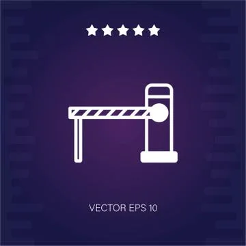 Parking vector icon Stock Illustration