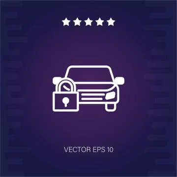 Parking vector icon Stock Illustration