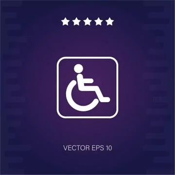 Parking vector icon Stock Illustration