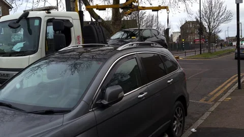 Parking violation. Video stock 233109126