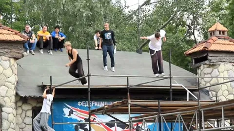 Parkour Stock Footage 7752574