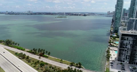 Parks on Biscayne Bay in Miami Stock Footage 149666711