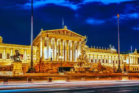 Parlament of Austria. Fotos de archivo