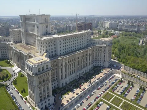 Parlament of Bucharest in Romania Vidéo 78549365