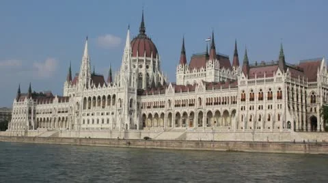 Parliament budapest Stock Footage 11908959