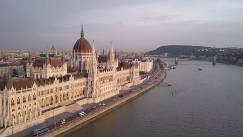 Parliament of Budapest Stock Footage 204149734