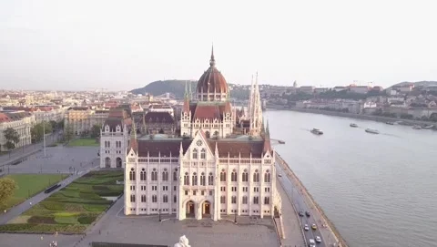 Parliament of Budapest Stock Footage 204150258