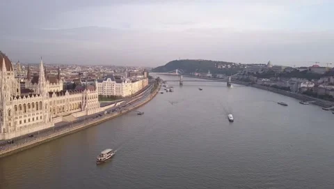 Parliament of Budapest Stock Footage 204150567