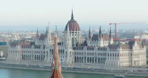 The Parliament Building in Budapest Stock-Footage 329507046