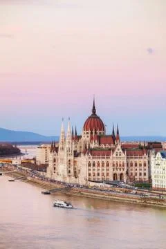 Parliament building in Budapest, Hungary Stock Photos