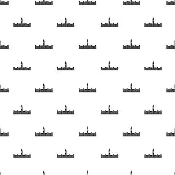 Parliament Building of Canada pattern vector Ilustración de archivo