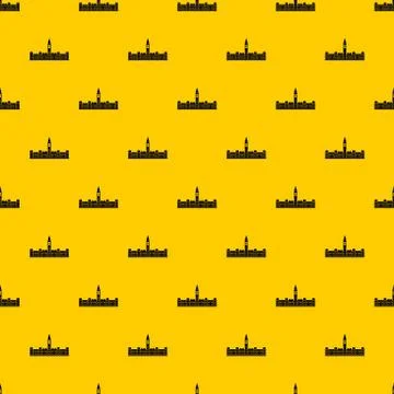 Parliament Building of Canada pattern vector Stock Illustration
