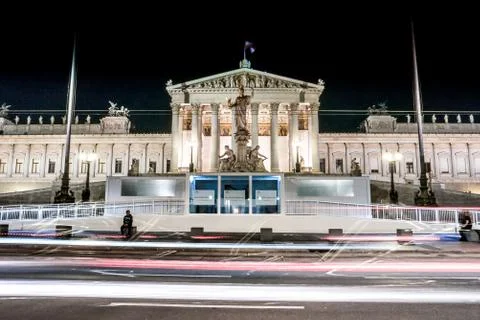 Parliament Building Vienna Stock Photos