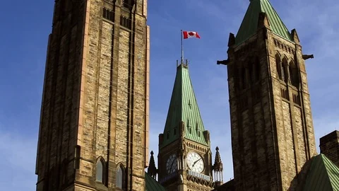 Parliament Buildings. 스톡 동영상 100447647