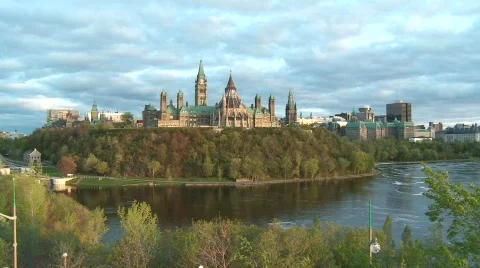 Parliament of Canada 3 Stock Footage 632277