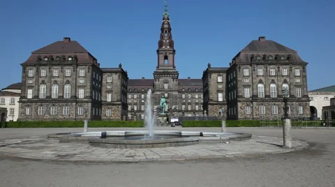 Parliament of Denmark Stock Footage 4151308