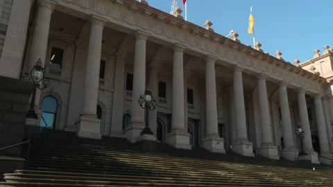 Parliament, Melbourne Stock Footage 247905904