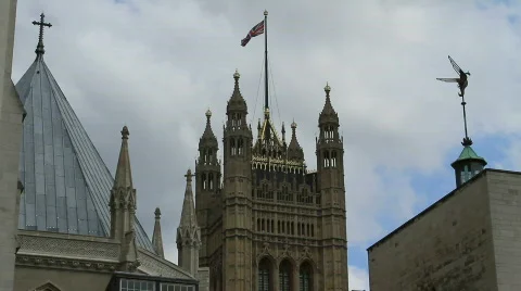 Parliament Timelapse 库存影片 800561
