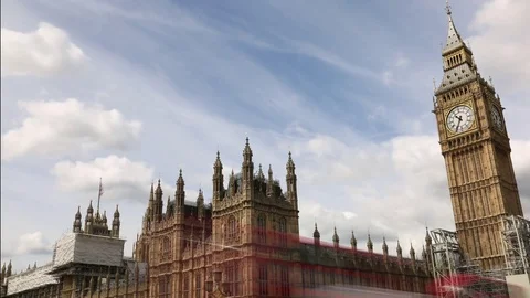 Parliament Timelapse Video stock 78613701