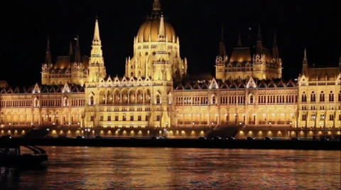Parliament_Budapest Stock Footage 33623492