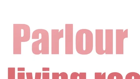 Parlour Wordcloud Animated On White Background Stock Footage 103657161