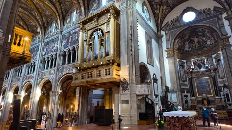 Parma. Emilia Romagna. Italy. The Cathedral. Stock-Footage 286225462