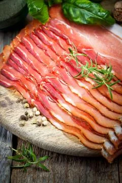 Parma ham. Stock Photos