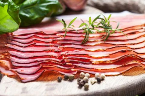 Parma ham. Stock Photos