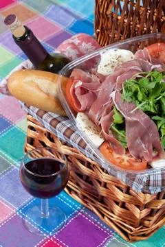 Parma ham salad Stock Photos