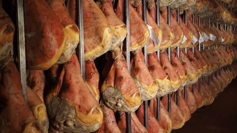 Parma ham seasoning Stock Footage 159799581