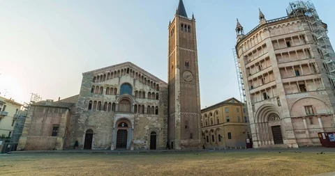 Parma, hyperlapse timelapse, italy Stock Footage 91150007