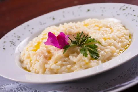 Parmegiano Cheese Risotto Stock Photos
