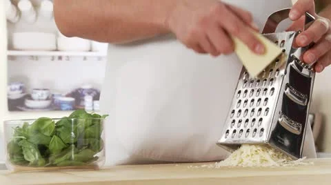 Parmesan being grated Video stock 24637046