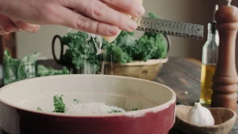 Parmesan Grating Stock Footage 78648633