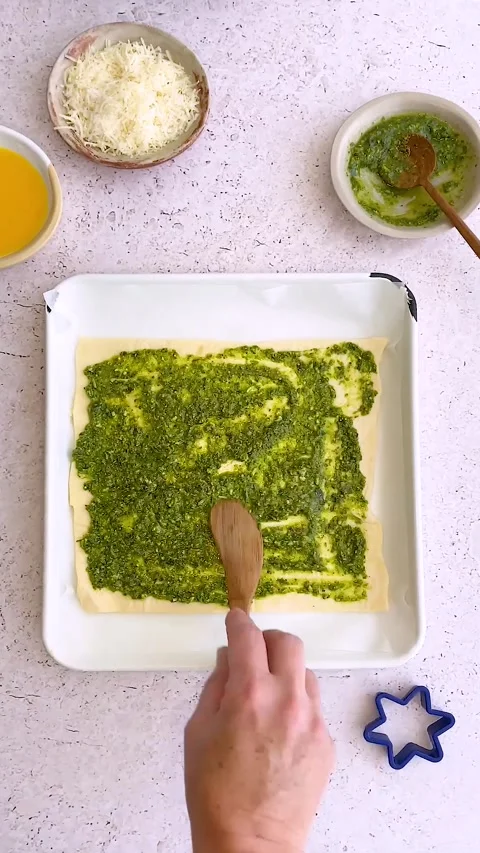 Parmesan Puff Pastry Tree 動画素材 167202375