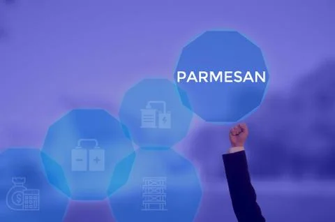 PARMESAN - technology and business concept Stock Photos