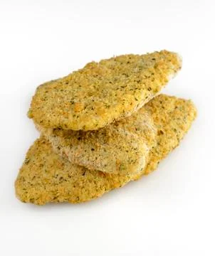 Parmesan tilapia fillets Stock Photos
