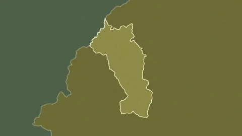 Paro - district of Bhutan, extruded. Pattern Stock Footage 241069250