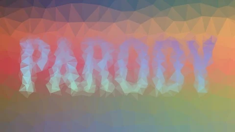 Parody Dissolving Interesting Tessellating Looping Pulsing Triangles Stock Footage 109237786