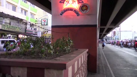 Parol Christmas lantern in Philippines 스톡 동영상 160583379