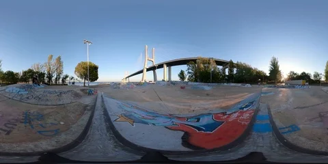 Parque das Nações 360 VR Video stock 94372103