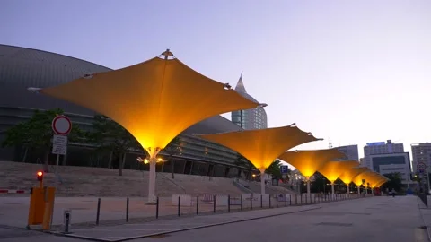 Parque das Nações Lisbon Video stock 204850243