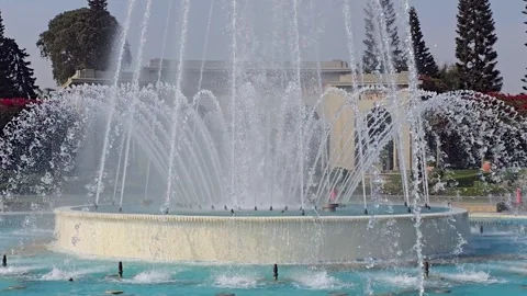Parque De La Reserva In Lima Capital City Of Peru. Stock Footage 335717338