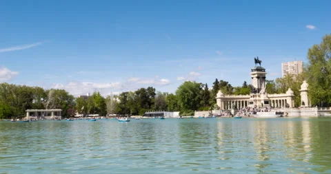 Parque del Retiro timelapse 库存影片 185110152